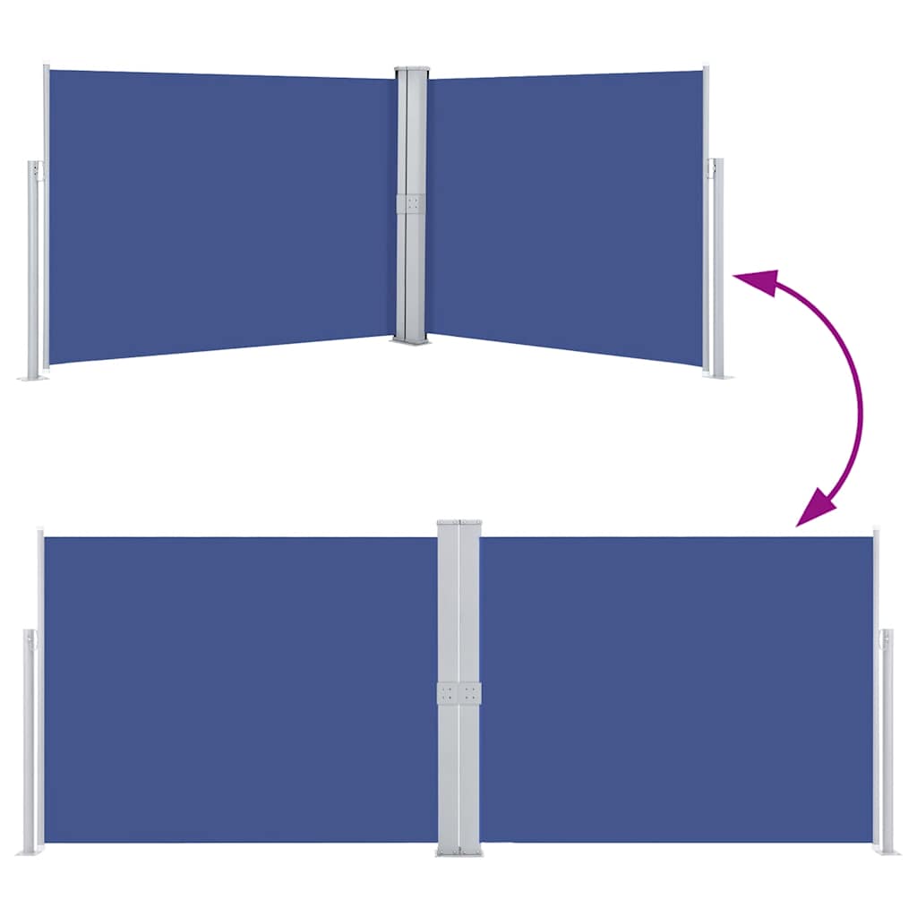 Ausziehbare Seitenmarkise 160×600 cm Braun