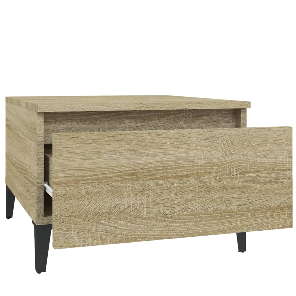 Beistelltisch Weiß 50x46x35 cm Holzwerkstoff