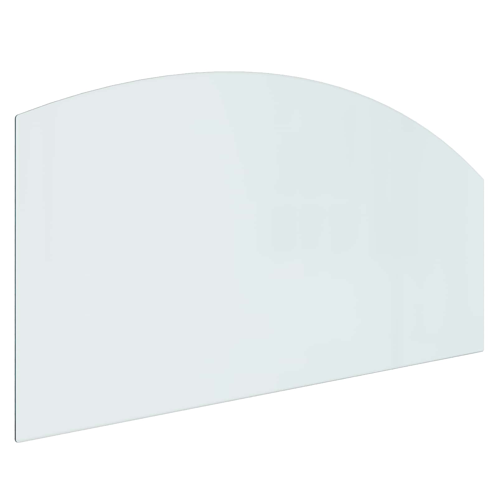 Feuerstelle Glasplatte Transparent 80 x 50 cm Glas