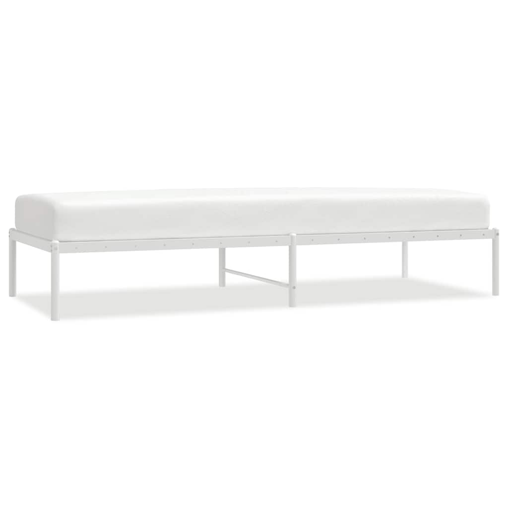 Bettgestell Metall Schwarz 75x190 cm