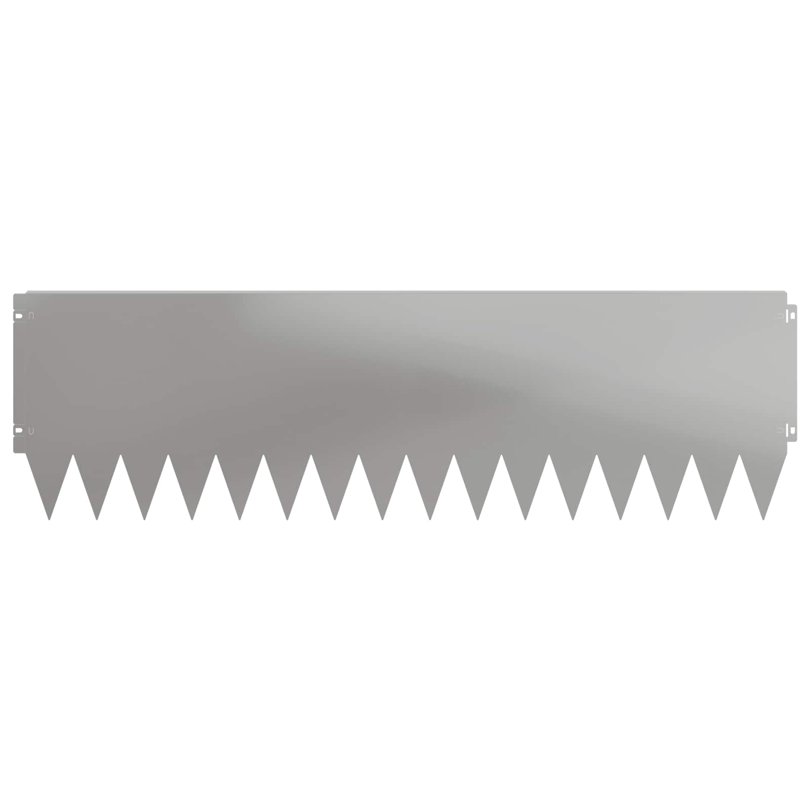 Raseneinfassung 10 pcs 103 x 10 cm Stahl Schwarz