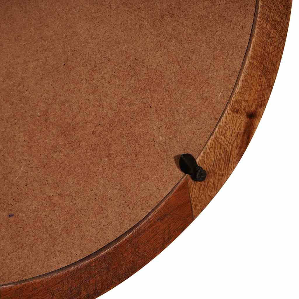 Schminktisch mit Spiegel Braun 90 x 76 x 45 cm Massivholz Mango