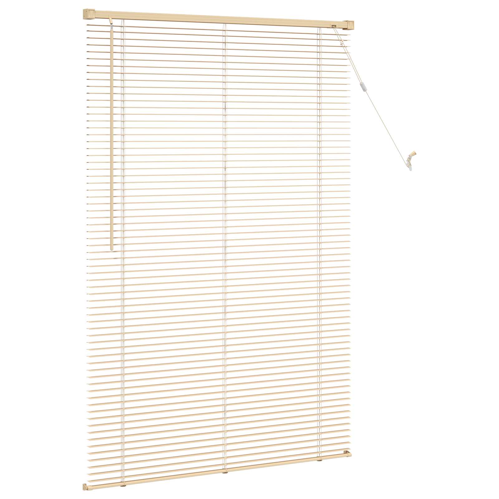 Jalousie Silber Grau 150 x 40 cm 25 mm PVC
