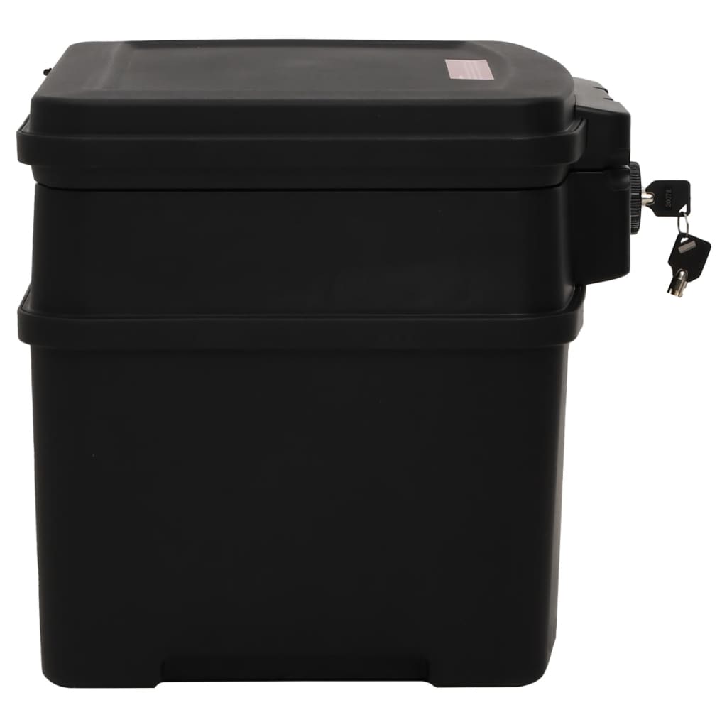 Tresor Schwarz 44x37x16,5 cm
