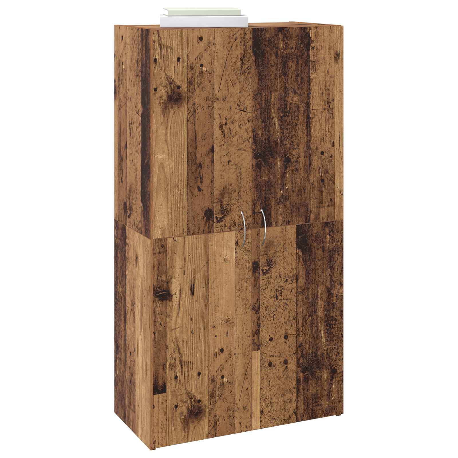 Aktenschrank Weiß 60x32x153 cm Holzwerkstoff
