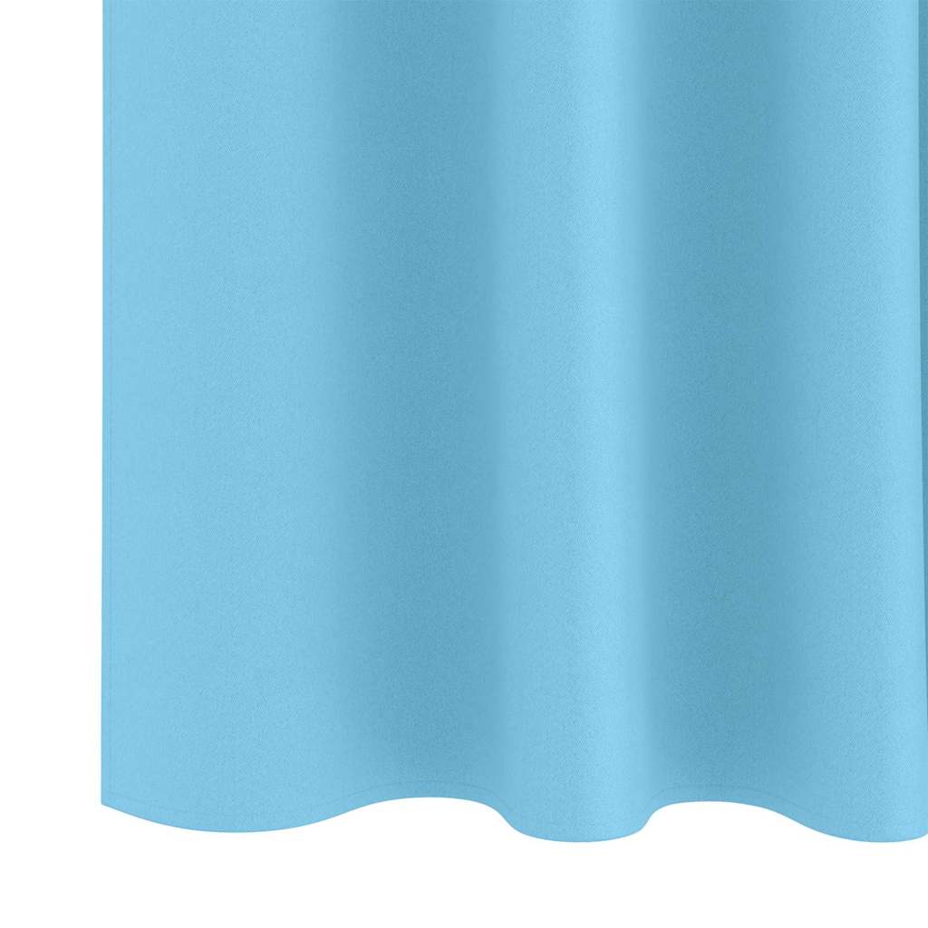Verdunkelungs-Vorhänge mit Ringen 2 pcs Beige 140 x 140 cm