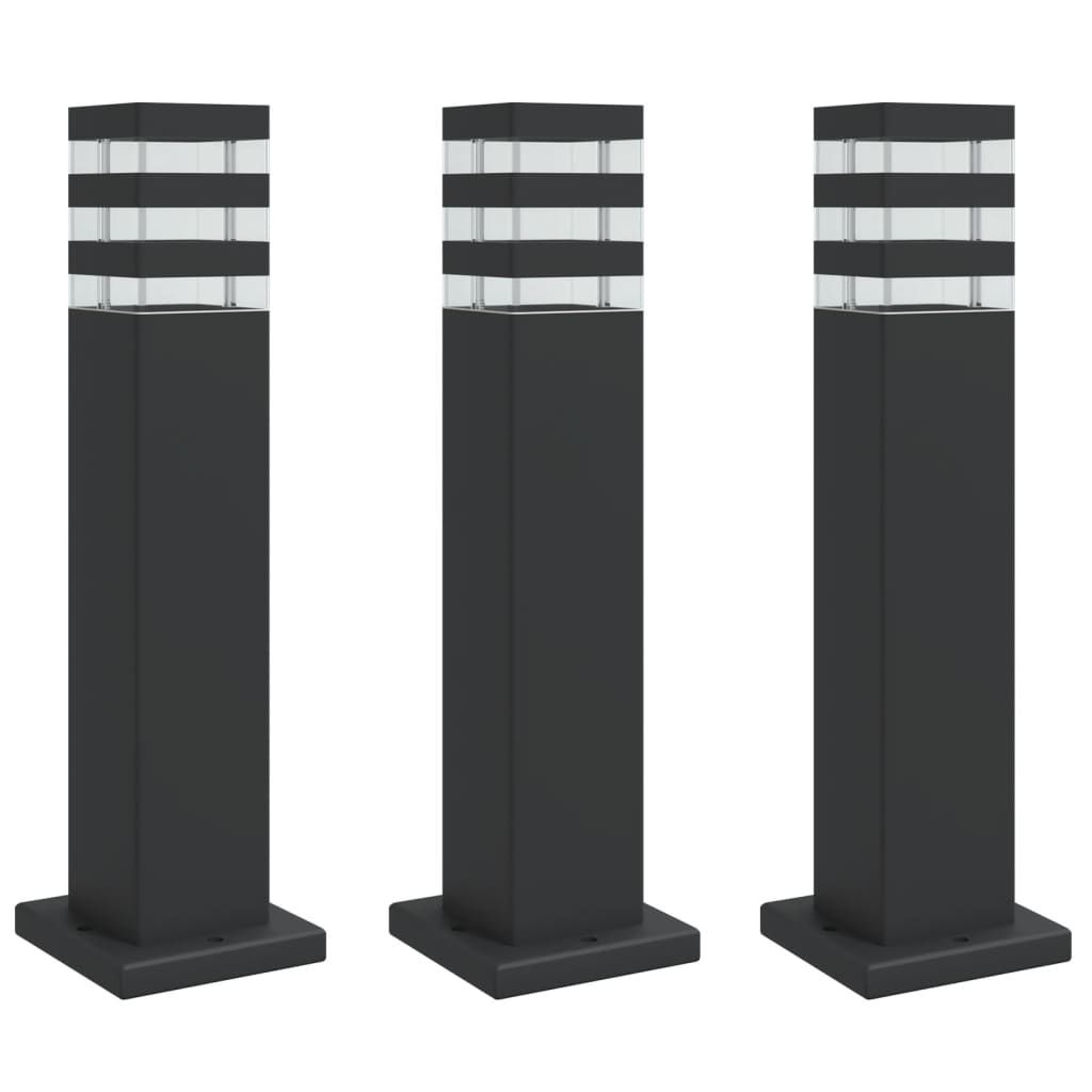 Wegeleuchte Schwarz 50 cm Aluminium