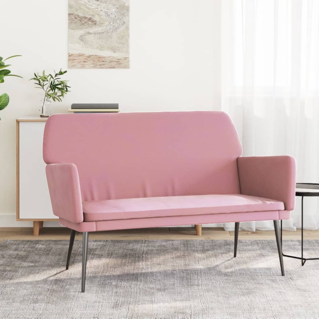 Sitzbank Dunkelgrün 108x79x79 cm Samt
