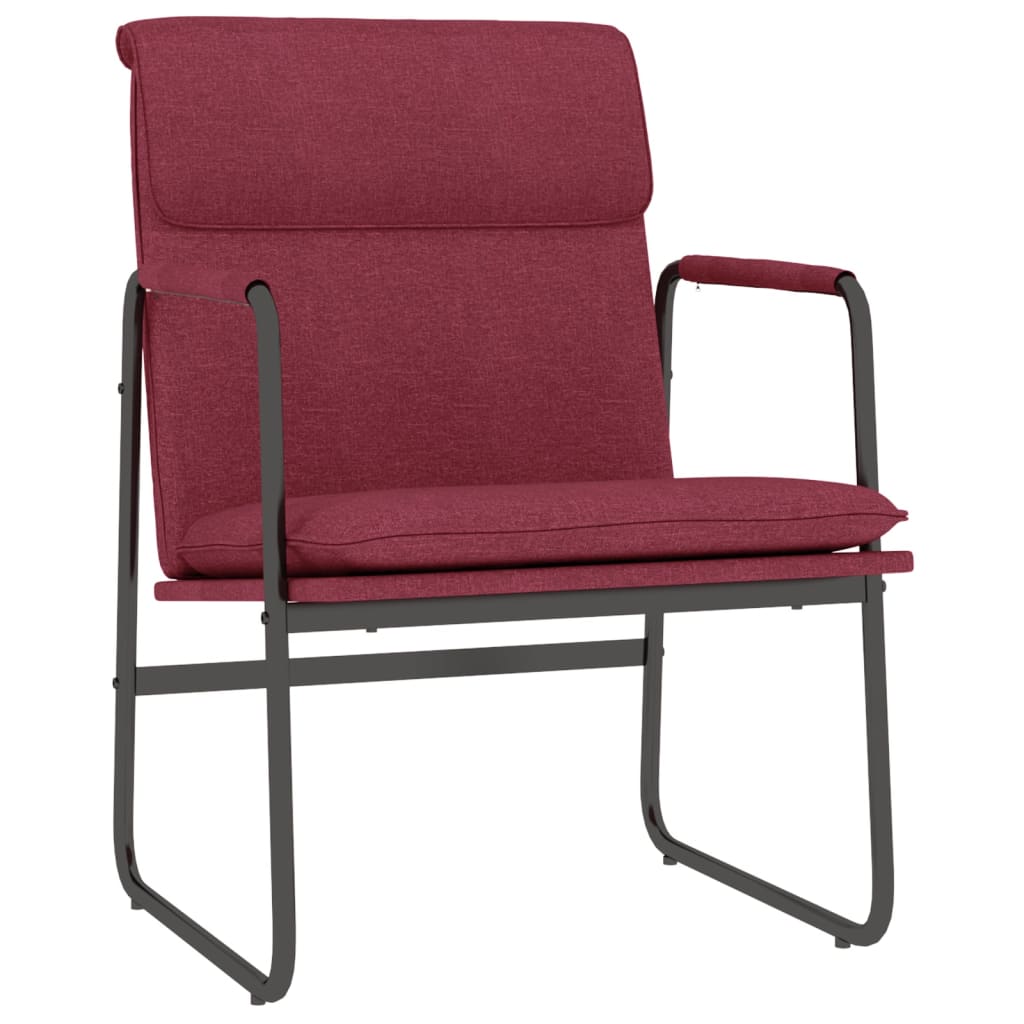 Loungesessel Hellgrau 55x64x80 cm Stoff