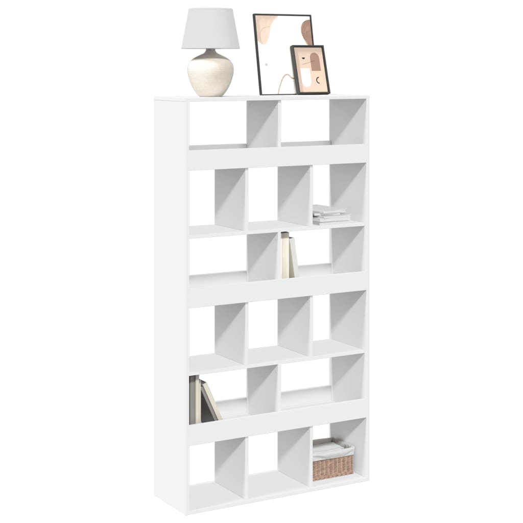 Bücherregal Weiß 100x33x125,5 cm Holzwerkstoff