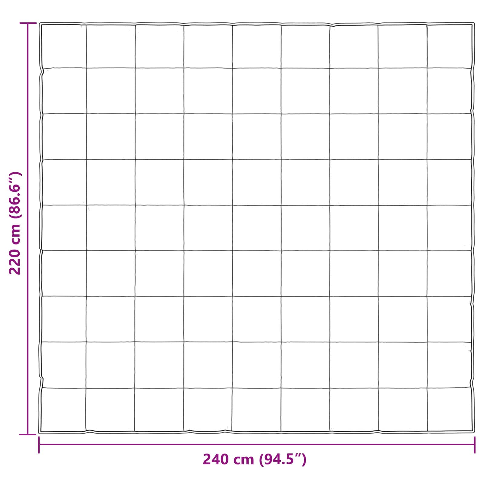 Winterbettdecke Gold 135 x 200 cm Satin und Mikrofaser