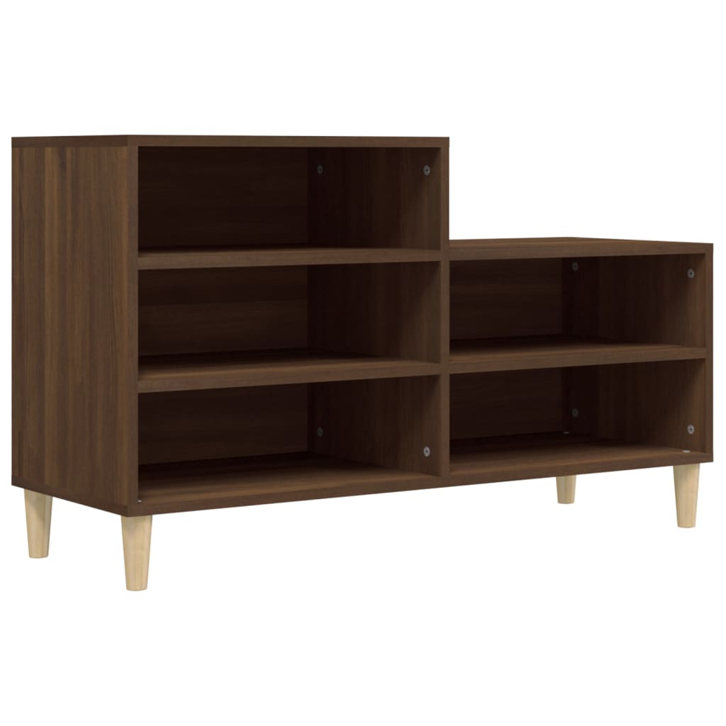 Schuhregal Weiß 102x36x60 cm Holzwerkstoff