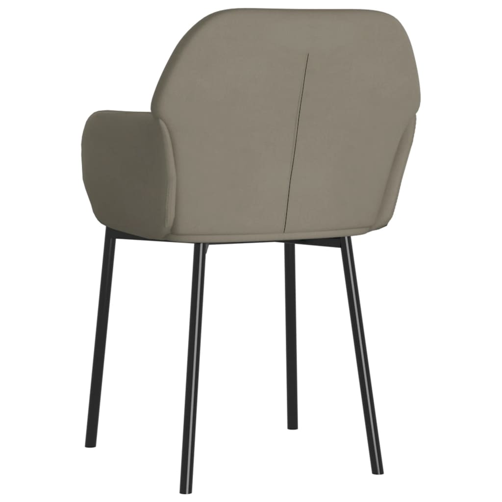 Esszimmerstühle 2 Stk. Blau Samt