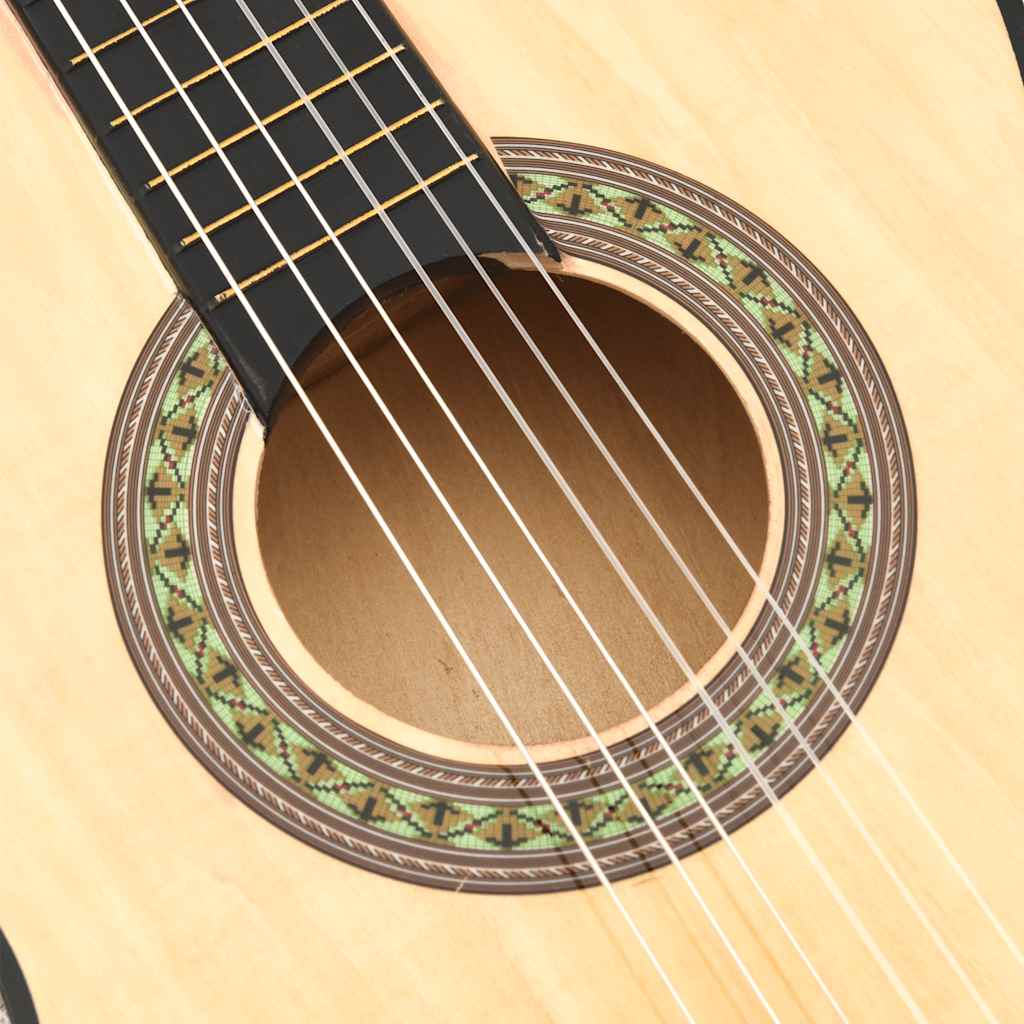 Klassische Gitarre für Anfänger 4/4 39" Lindenholz