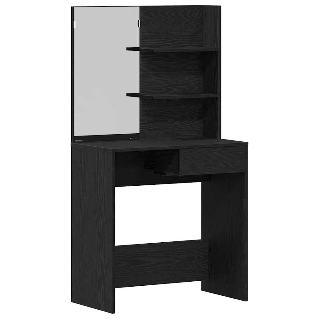 Schminktisch-Set Weiß 74,5x40x141 cm