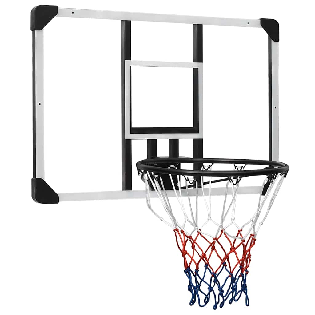 Basketballkorb Transparent 106x69x3 cm Polycarbonat