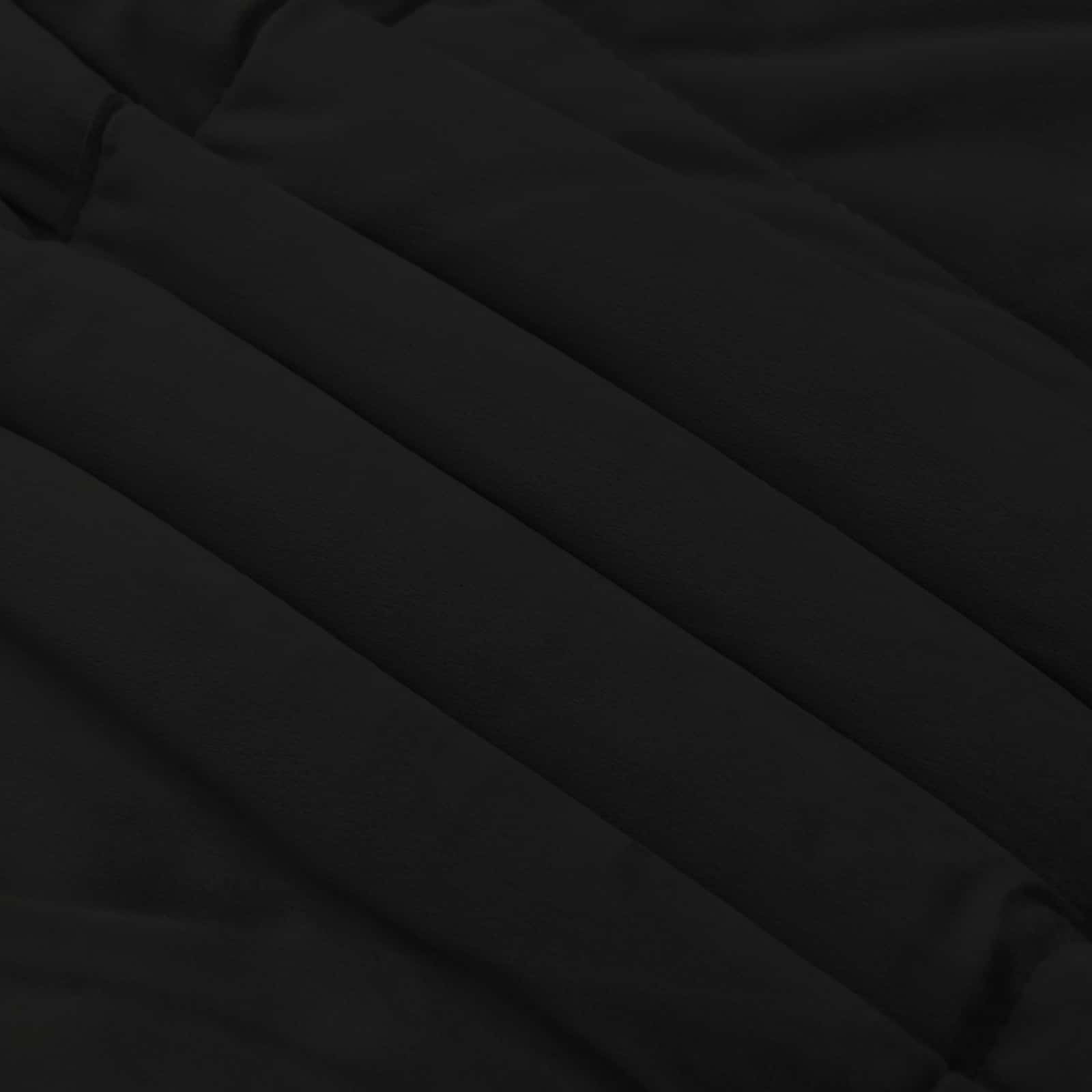 Winterbettdecke Gepolstert Anthrazit 240 x 260 cm Mikrofaser