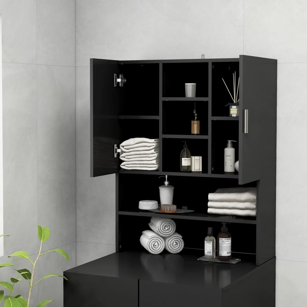 Waschmaschinenschrank Weiß 70,5x25,5x90 cm