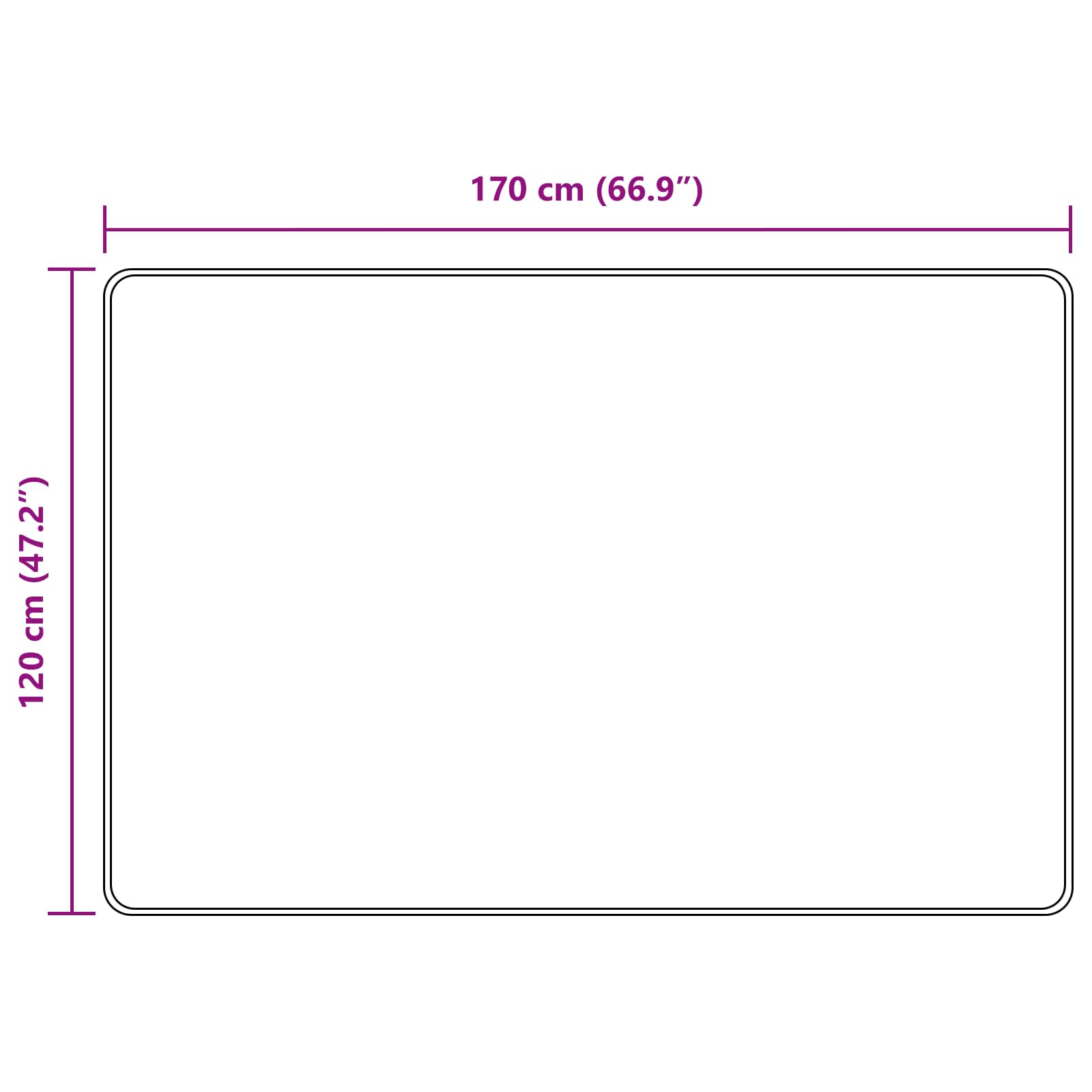 Teppich Waschbar Mehrfarbig 160x230 cm