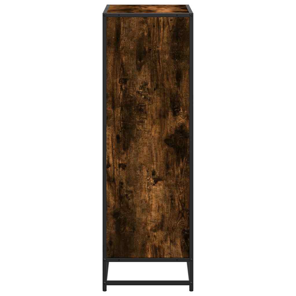Bücherregal Schwarz 60x35x139 cm Holzwerkstoff