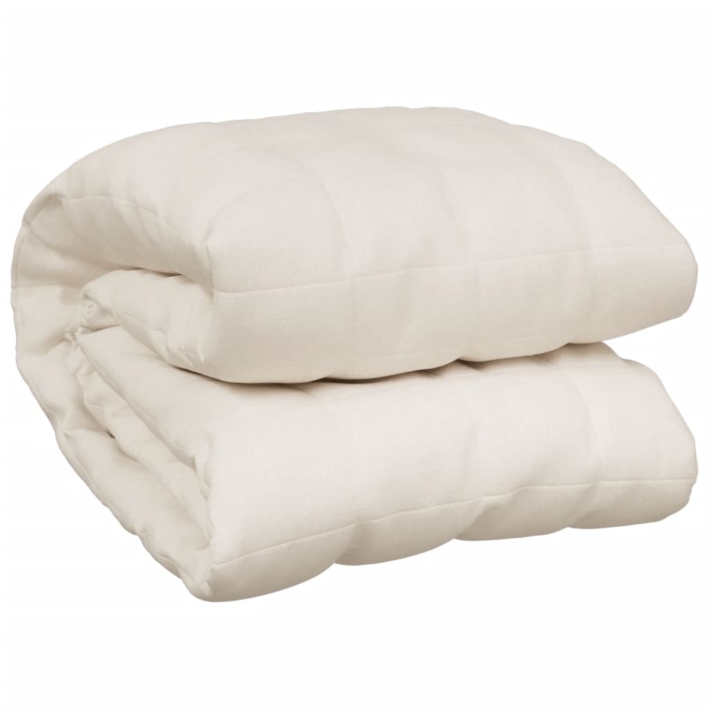 Gewichtsdecke Grau 122x183 cm 5 kg Stoff