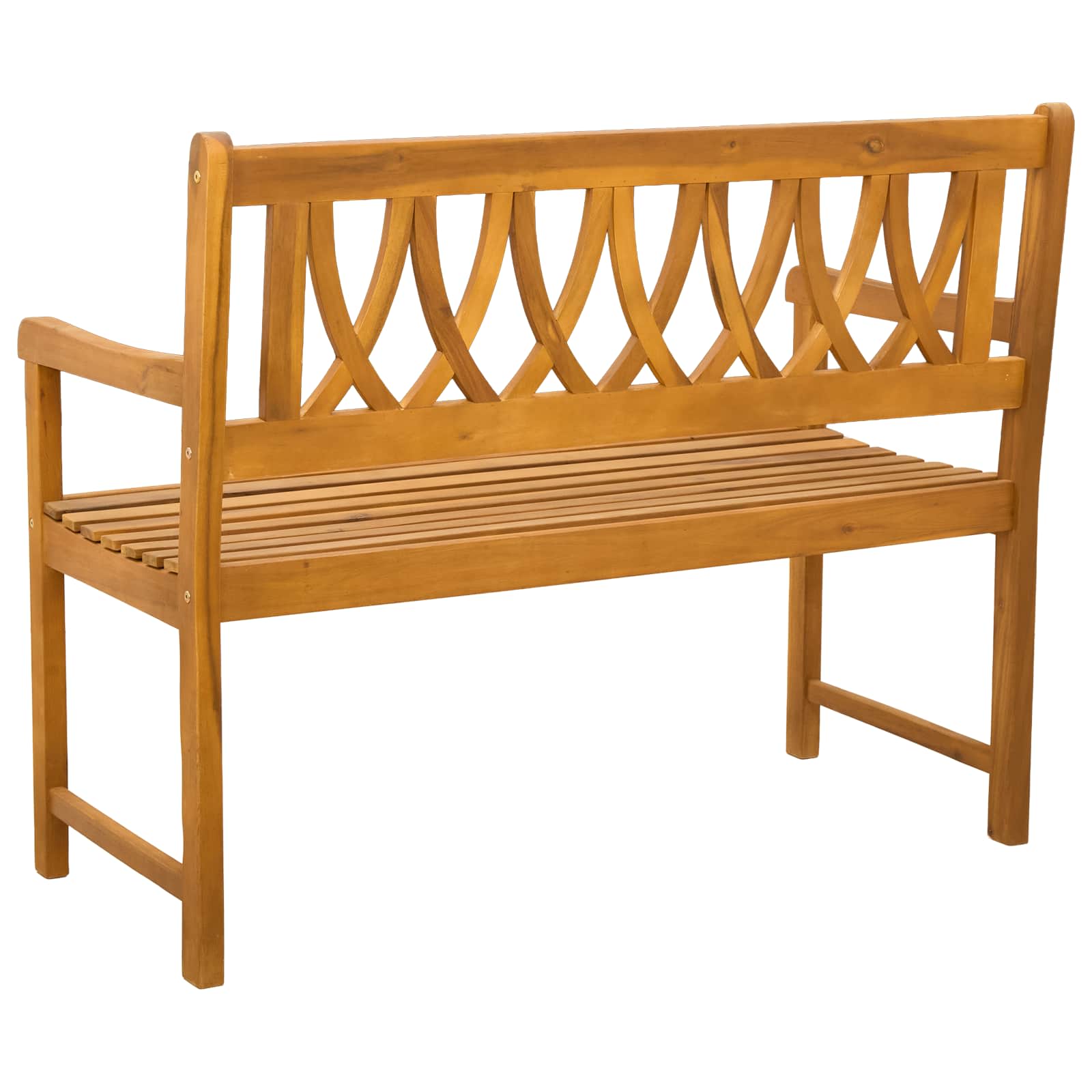 Bank Outdoor Natur 110 x 56 x 90 cm Massivholz Akazie