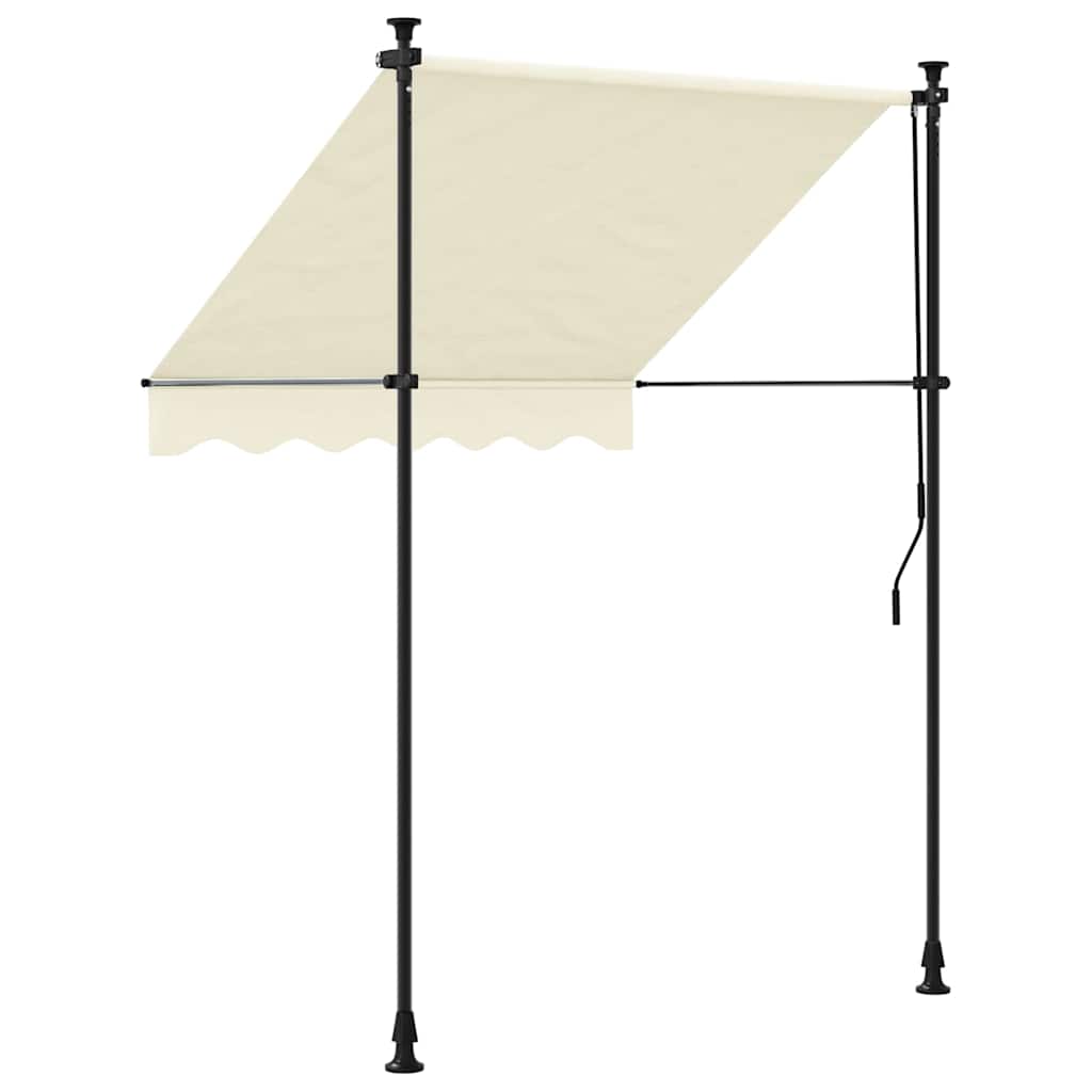 Einziehbare Markise Handbetrieben 150 cm Anthrazit
