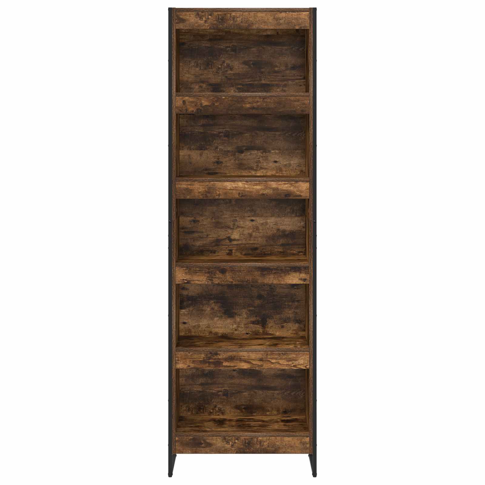 Bücherregal 2 pcs Schwarz Eichen-Optik 60 x 30 x 189,5 cm