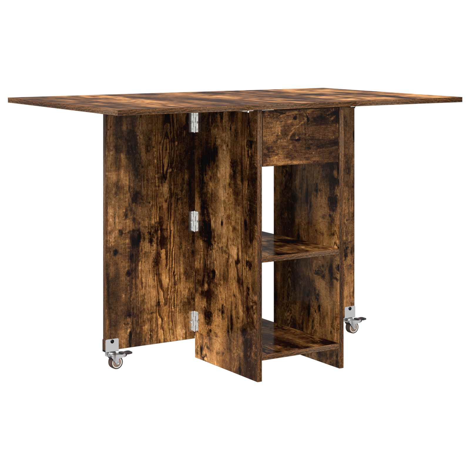 Esstisch 115 x 70 x 75 cm Holzwerkstoff Weiß Rechtwinklig