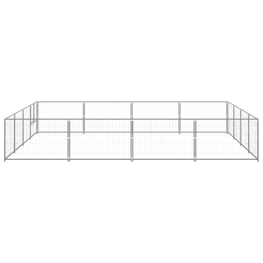 Hundezwinger Schwarz 4 m² Stahl