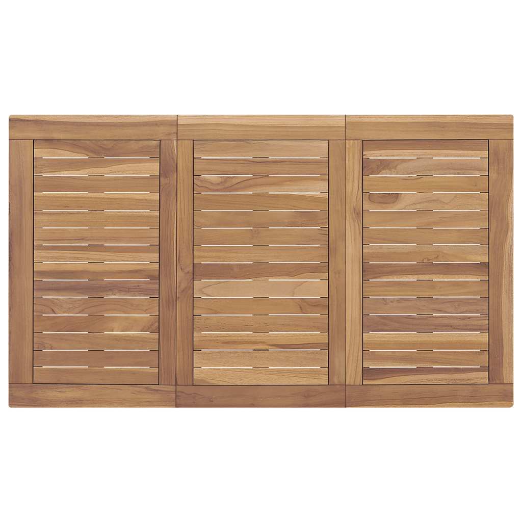 Garten-Esstisch 140x80x77 cm Massivholz Teak