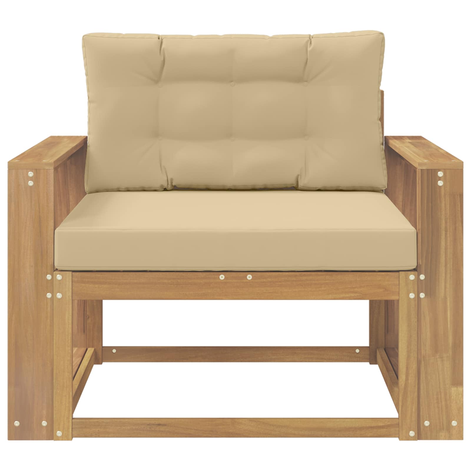 Outdoor Mittelsofa Natur