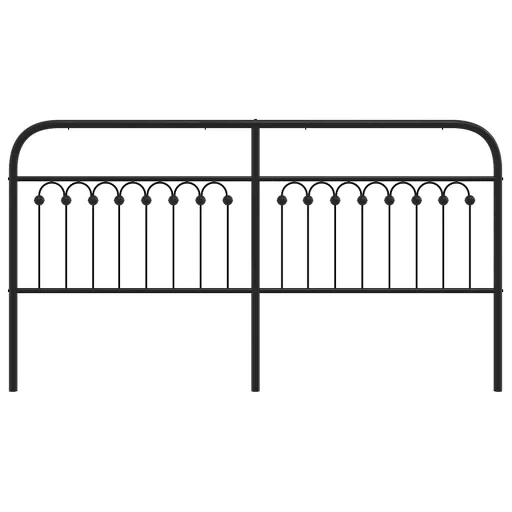 Ersatz-Kopfteil Metall Schwarz 75 cm