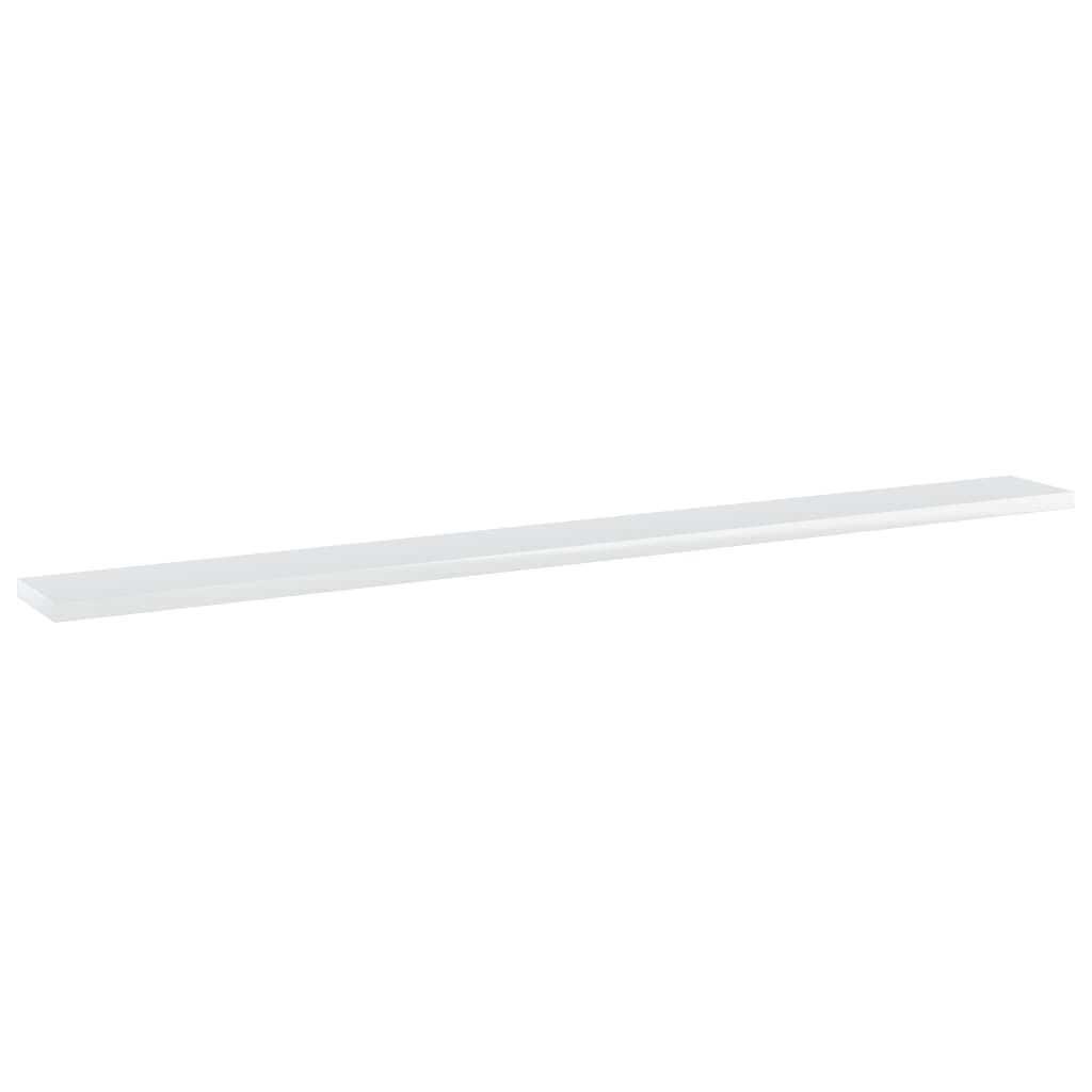 Bücherregal-Bretter 4 Stk. Weiß 40x10x1,5 cm Holzwerkstoff