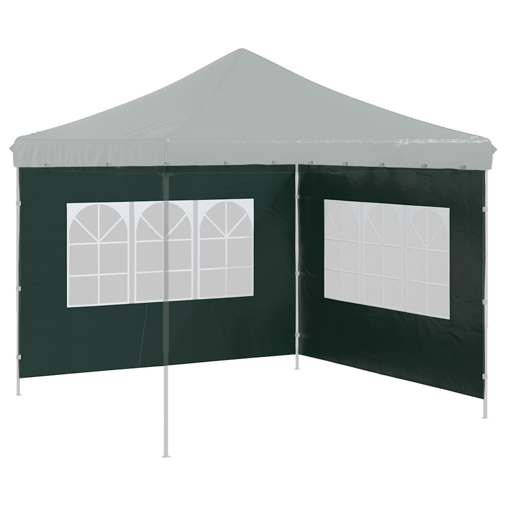Party Zelt Seitenteil 2 pcs 300 x 195 cm Rot PE und Stahl