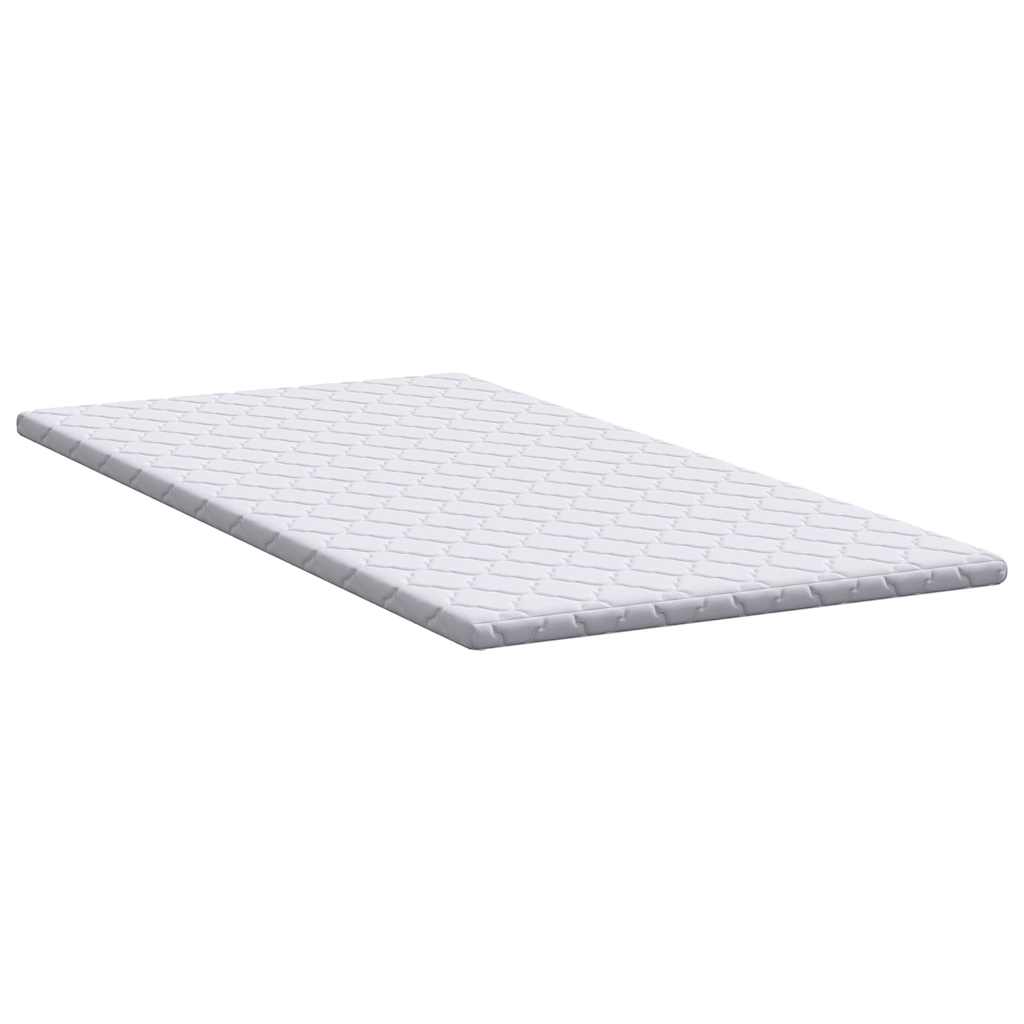 Kokosnuss Topper Weiß 70 x 200 cm Jacquard-Stoff
