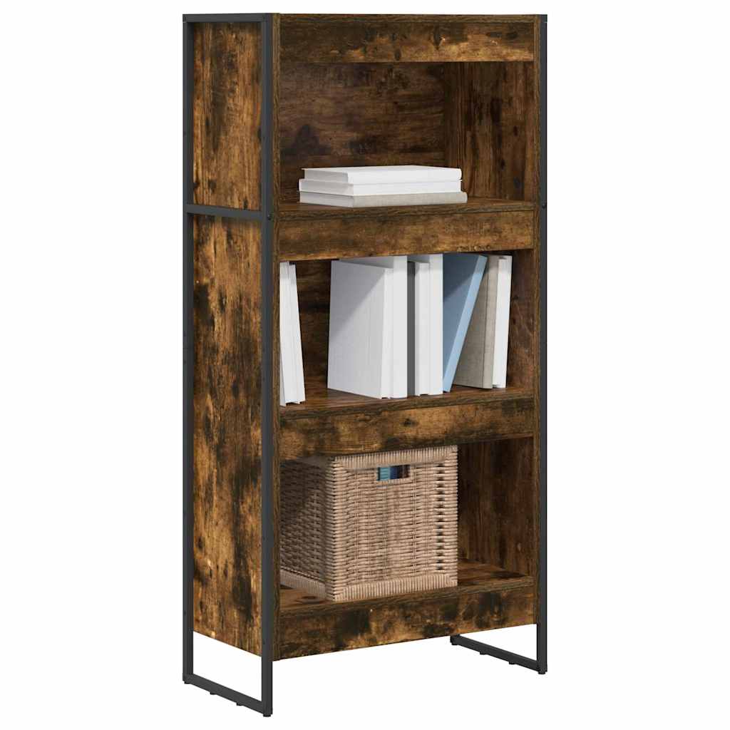 Bücherregal 2 pcs Schwarz Eichen-Optik 60 x 30 x 189,5 cm