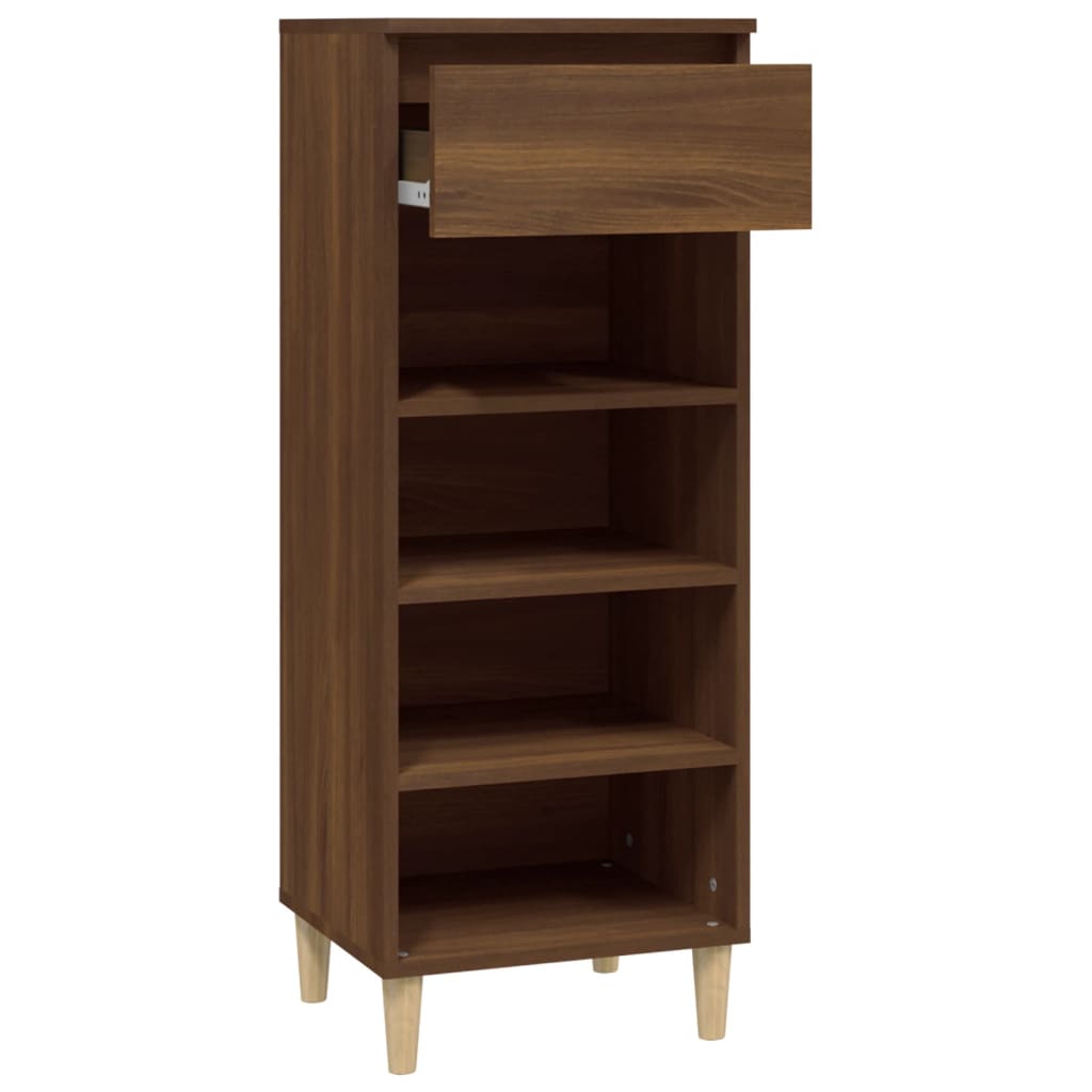 Schuhschrank Weiß 40x36x105 cm Holzwerkstoff