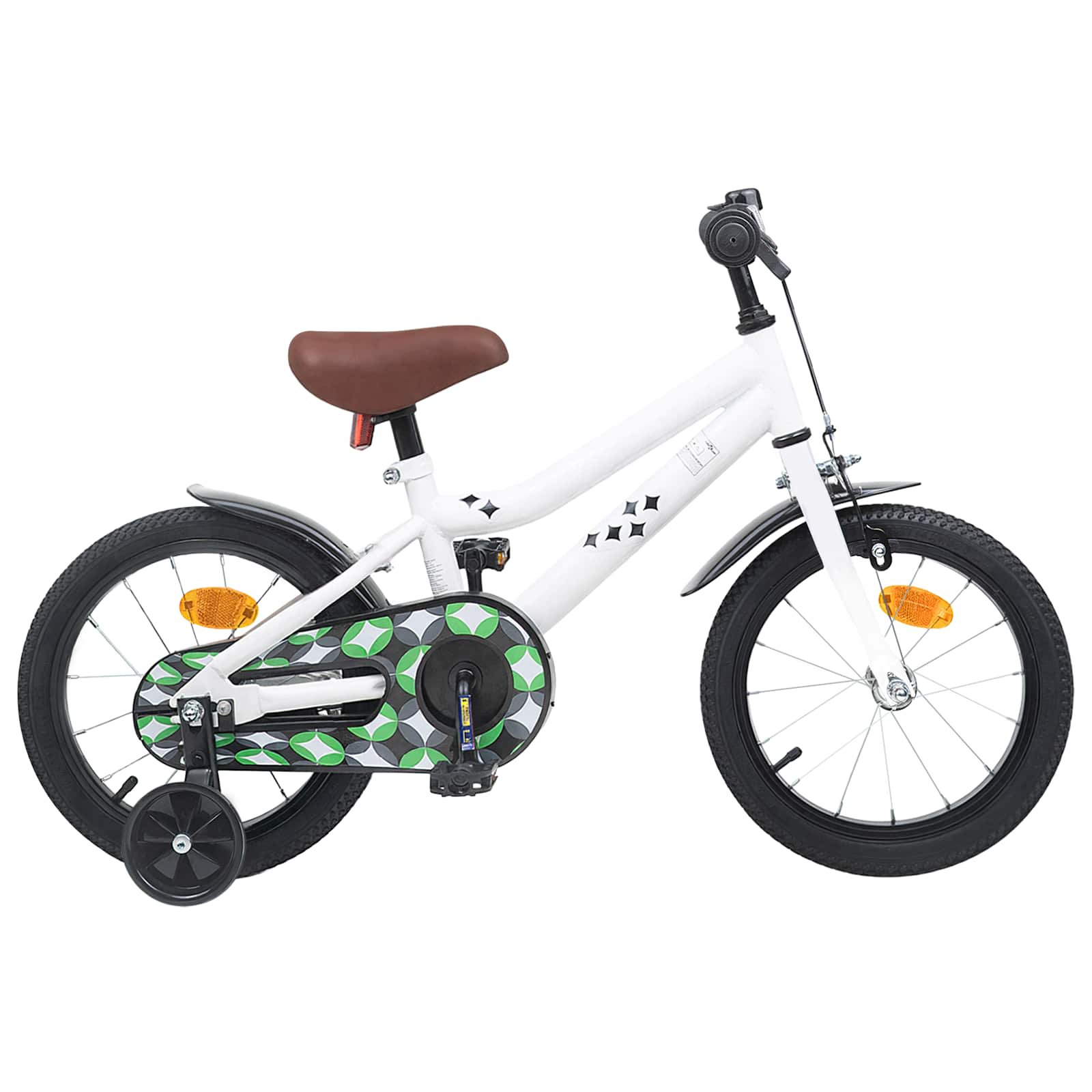 Kinderfahrrad 12 Zoll für 2-4 Jahre alt Schwarz