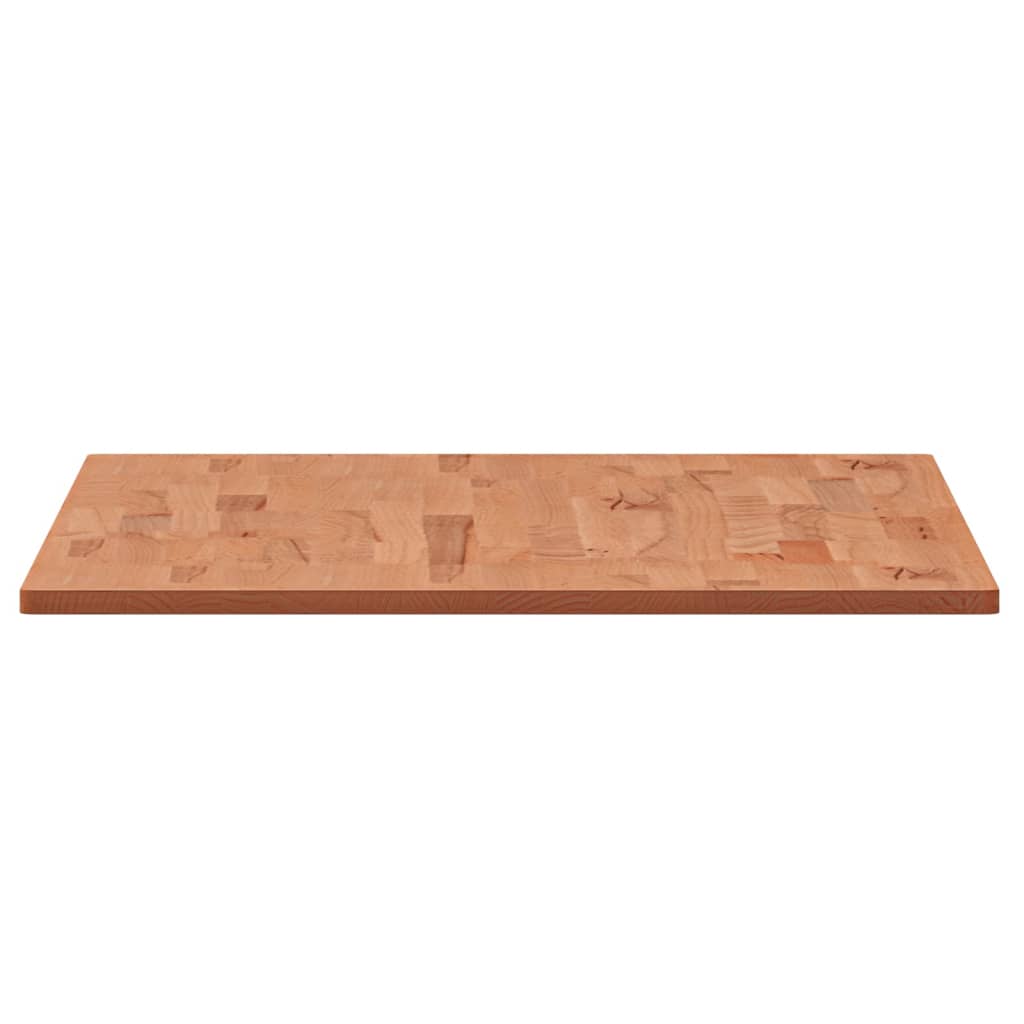 Tischplatte 80x40x1,5 cm Rechteckig Massivholz Buche