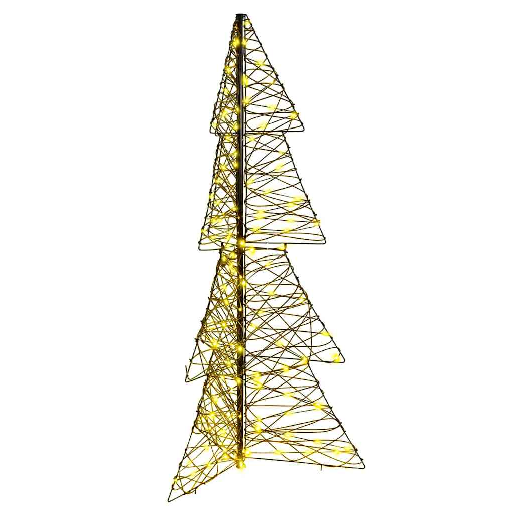 Weihnachtsbaum mit 100 LEDs Warmes Weiß 120 cm PET