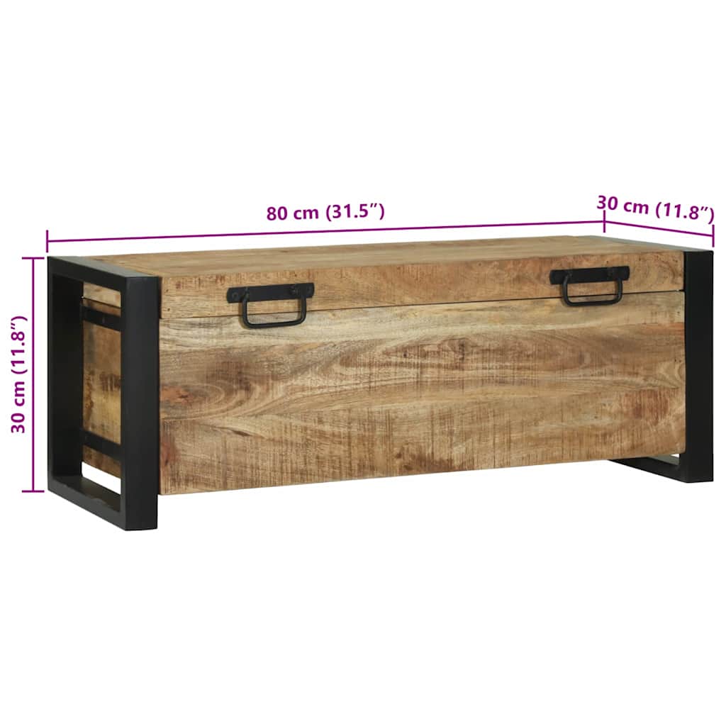 Aufbewahrungs-Truhen Braun 40 x 30 x 30 cm Massivholz Mango