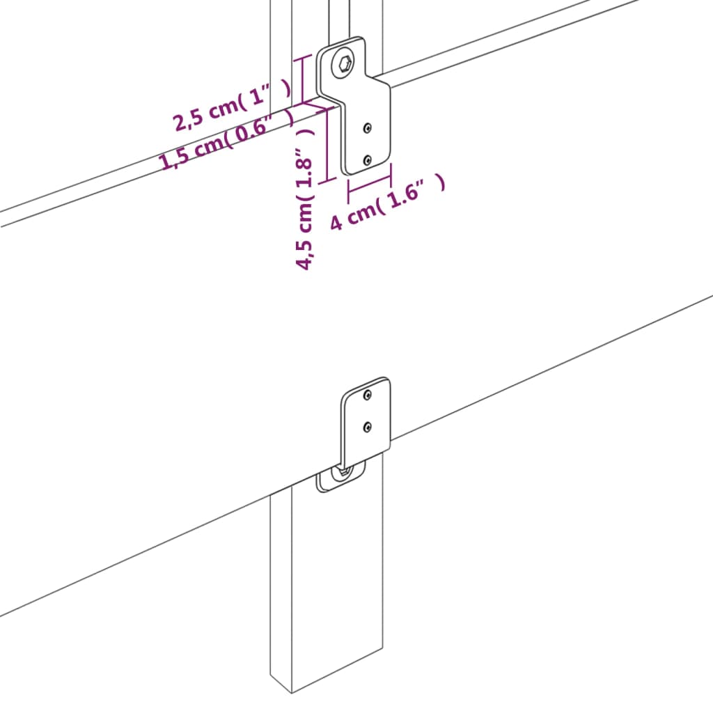 Kopfteil Hellgrau 80x5x118/128 cm Stoff