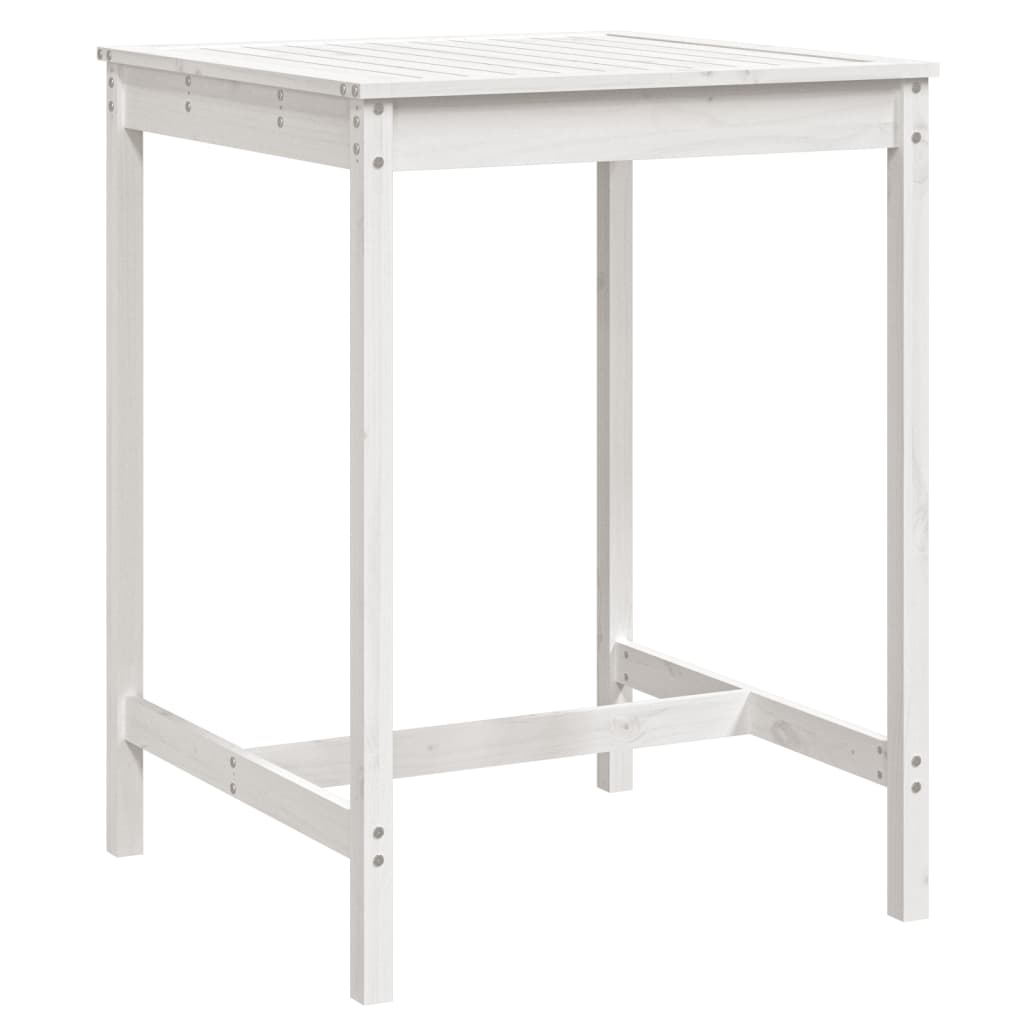 Gartentisch 82,5x82,5x110 cm Massivholz Kiefer