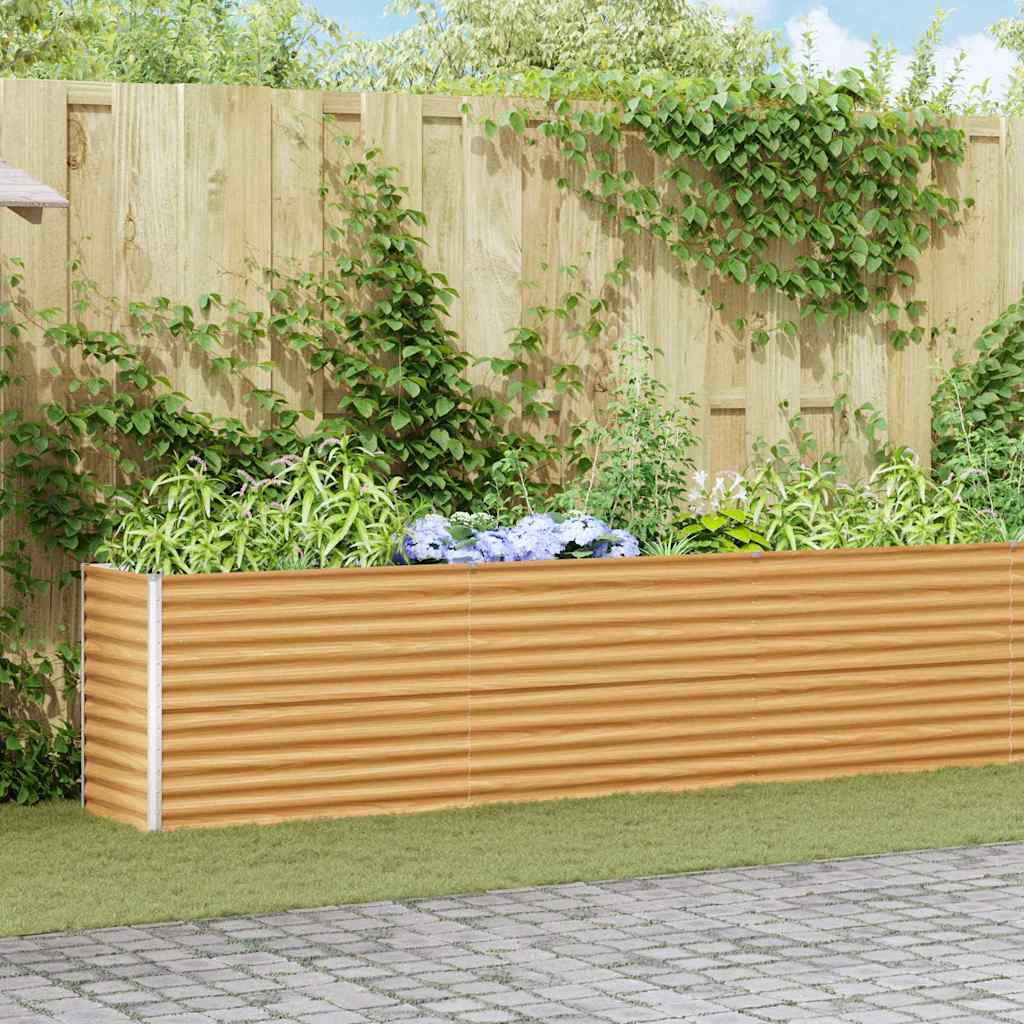 Garten-Hochbeet 100 x 50 x 36 cm Cortenstahl