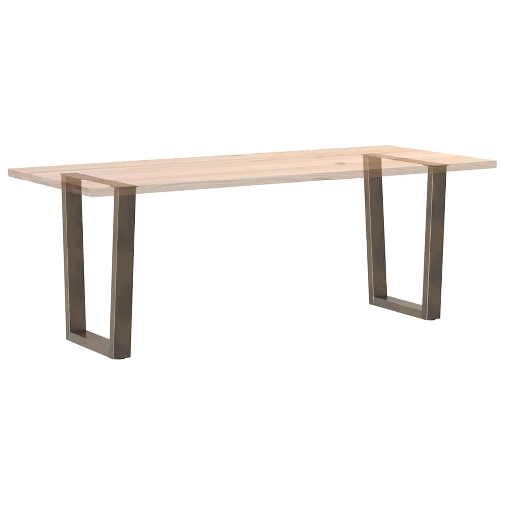 Couchtischbeine V-Form 2 Stück Schwarz 30x(30-31,3) cm Stahl