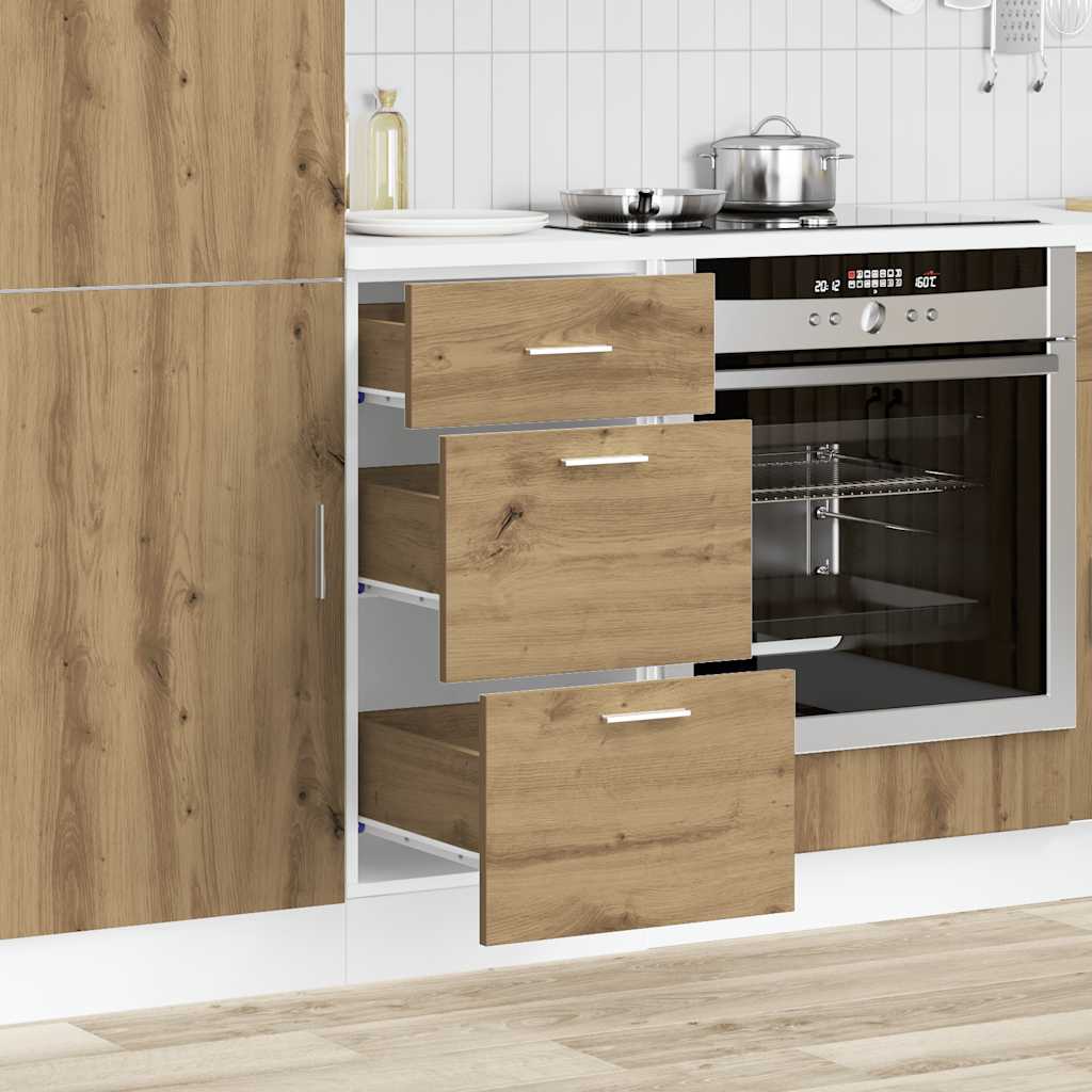 Unterschrank Lyon Weiß 60x46x81,5 cm Holzwerkstoff