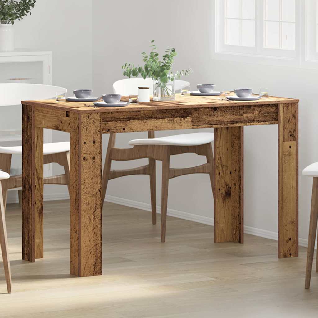 Esstisch Weiß 120x60x76 cm Holzwerkstoff