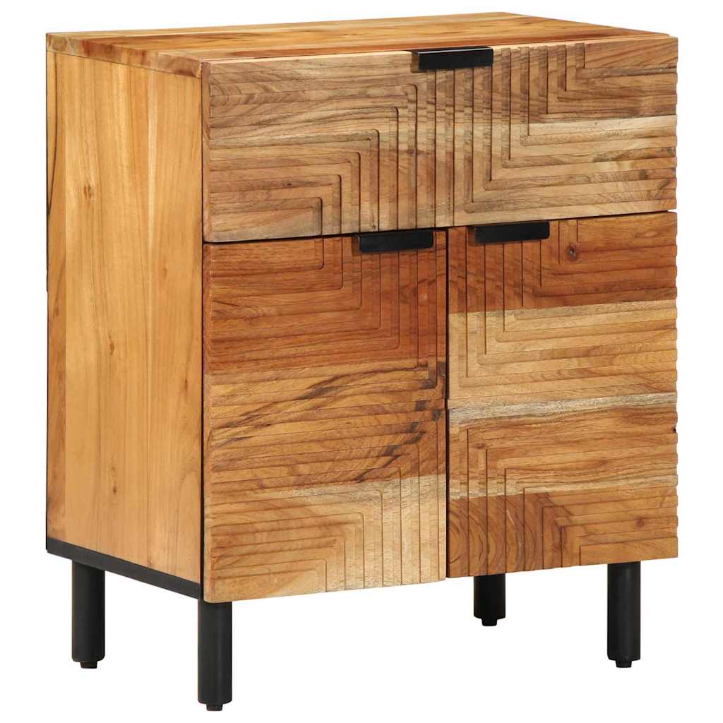 Bettschrank Braun 50 x 33 x 60 cm Massivholz Akazie