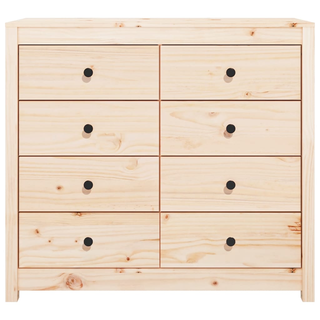 Beistellschrank 100x40x72 cm Massivholz Kiefer